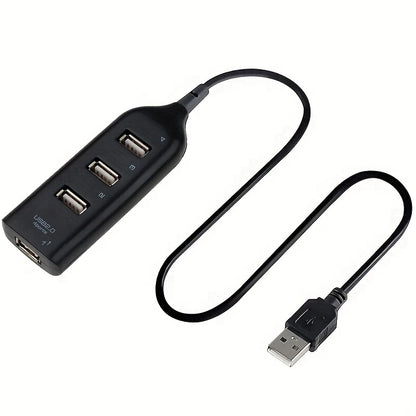 Hub USB 2.0 à 4 Ports – Multiprise Compacte pour Connexions Simultanées et Transfert de Données