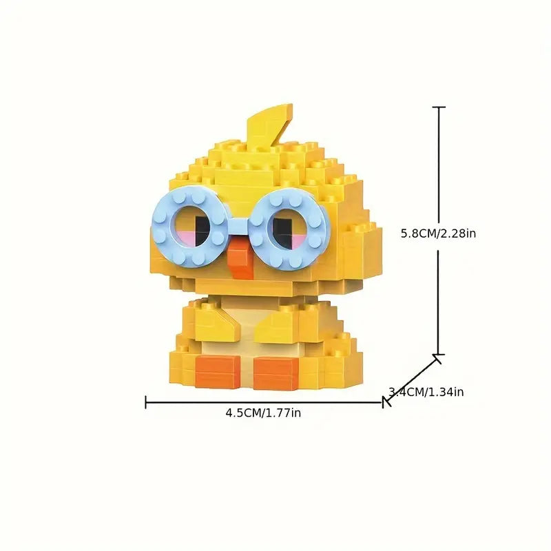 Mini Animaux en Briques à Assembler – Jouet Créatif et Éducatif pour Petits Animaux