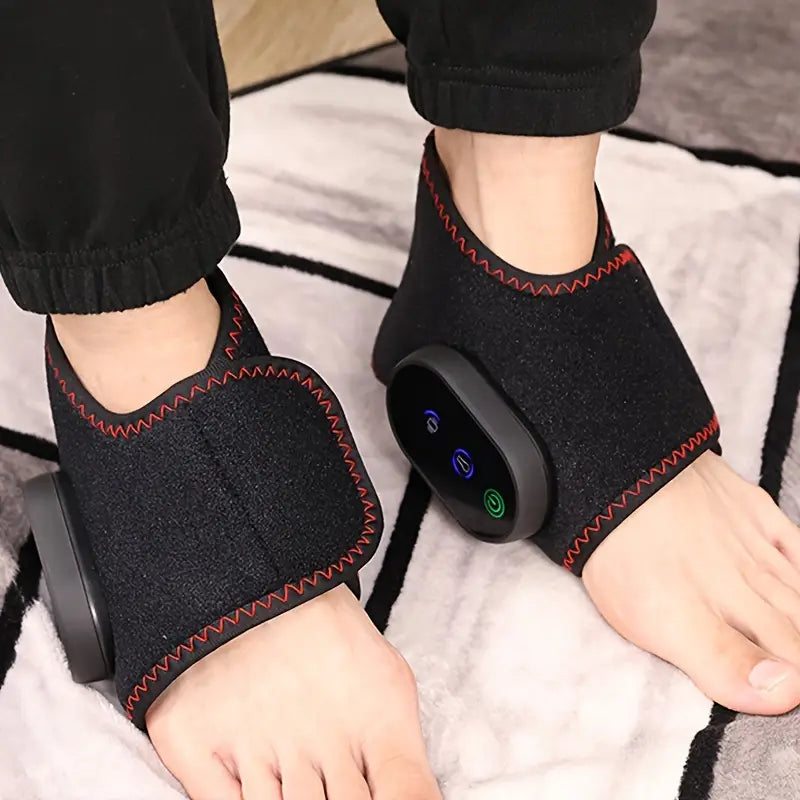 Masseur Électrique de Chevilles et Pieds – Thérapie Chauffante avec Compression pour Soulager la Fatigue et Améliorer la Circulation