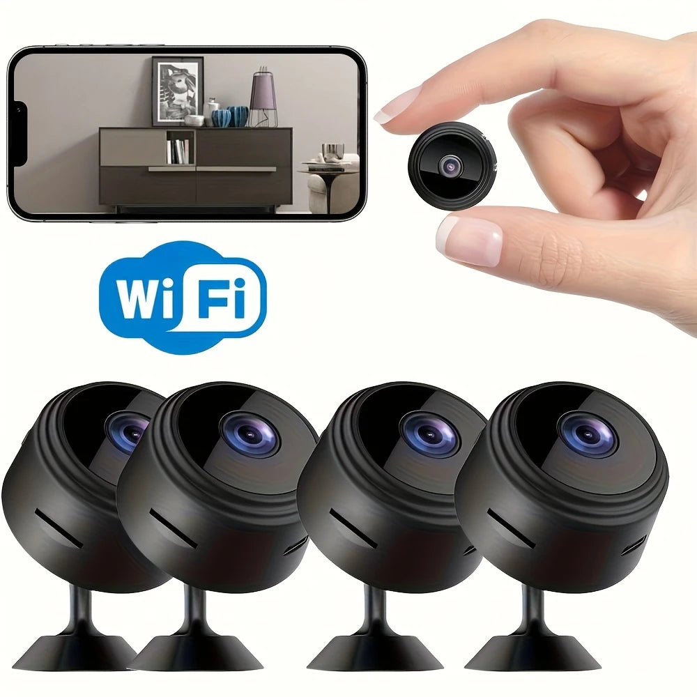 Mini Caméra Wi-Fi Espion HD 1080P – Surveillance Discrète avec Vision Nocturne et Contrôle à Distance via Smartphone