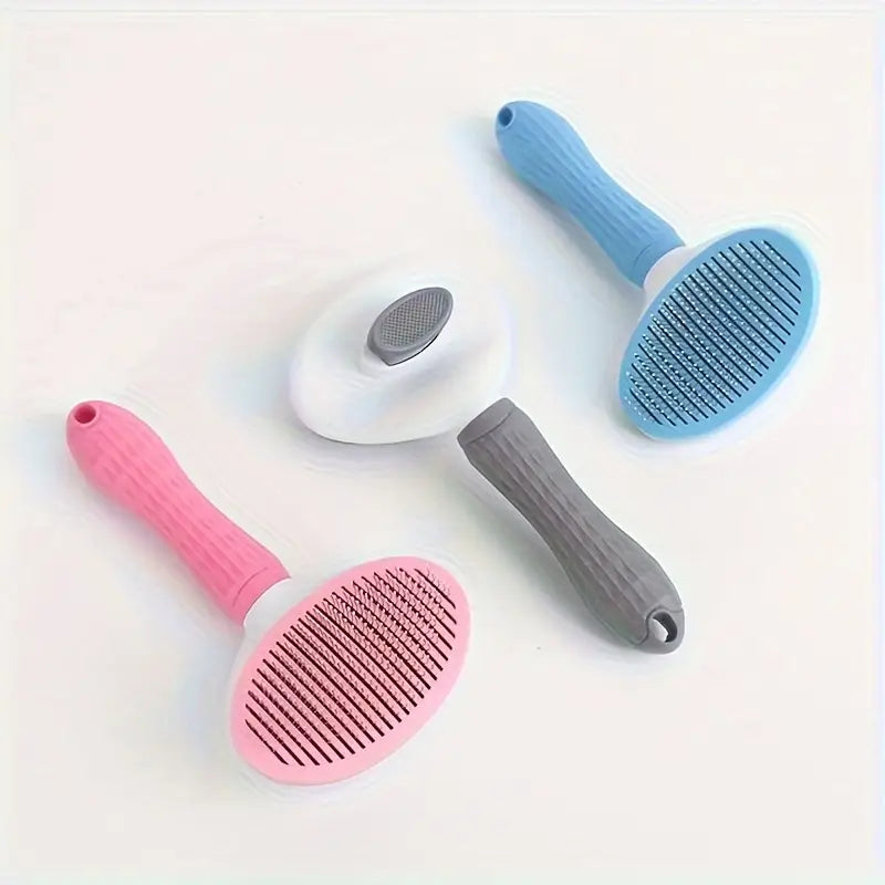Brosse Auto-Nettoyante pour Chats et Chiens – Brosse de Toilettage à Poils Rétractables | Accessoire Pratique pour Animaux