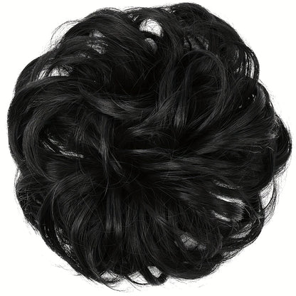 Chignon Postiche Naturel – Extension Cheveux Facile à Fixer pour Coiffure Élégante et Rapide