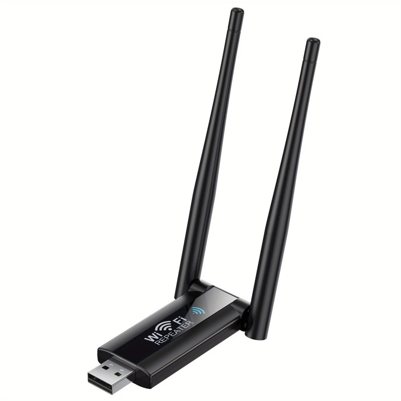 Clé USB Wi-Fi Puissante avec Double Antenne – Répéteur Réseau Haut Débit 1200Mbps pour PC / Ordinateur Portable