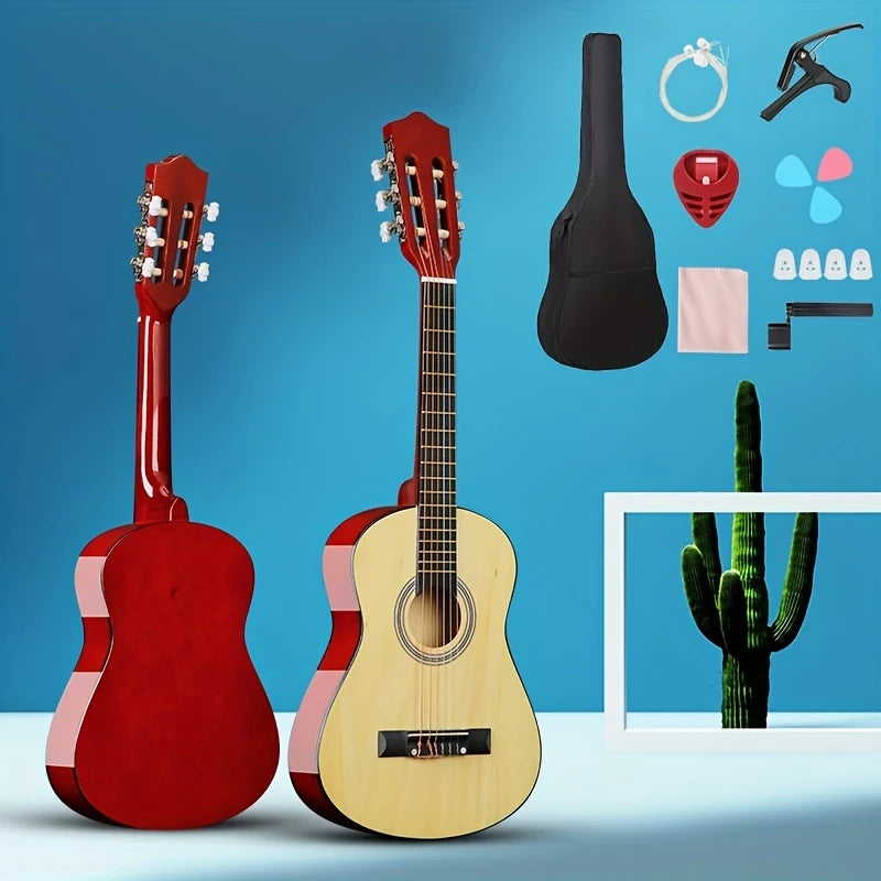 Guitare Classique 4/4 avec Kit Complet – Cordes, Housse, Accordeur et Accessoires Inclus