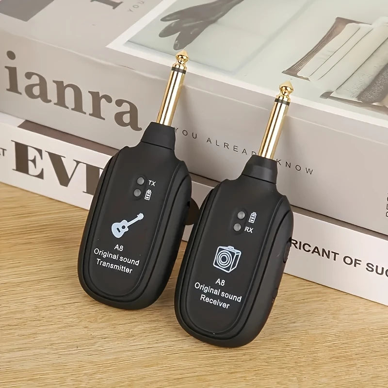 Système de transmission audio sans fil pour guitare – Récepteur A8 jack 6,35 mm