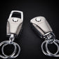 Porte-Clés Voiture Métal Chromé – Design Premium avec Double Anneau et Mousqueton Sécurisé