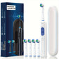 Brosse à Dents Électrique Rechargeable, coloris Blanc