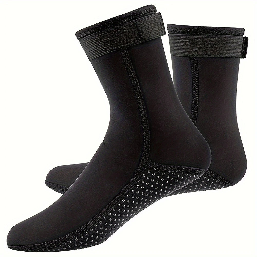 Chaussettes Néoprène Antidérapantes pour Plongée et Sports Nautiques – Protection Thermique Pieds et Chevilles