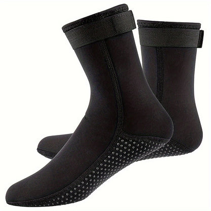 Chaussettes Néoprène Antidérapantes pour Plongée et Sports Nautiques – Protection Thermique Pieds et Chevilles