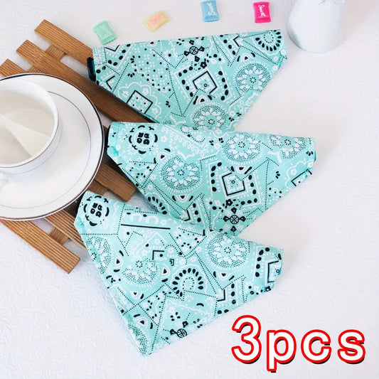 Lot de 3 Bandanas pour Chien ou Chat – Accessoires Stylés et Confortables pour Animaux de Compagnie