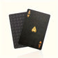 Jeu de Cartes Premium Noir & Or – Finition Imperméable, Design Luxe et Durable