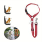 Laisse de Sécurité 2 en 1 pour Chien – Ceinture de Voiture et Laisse de Promenade Réglable et Antichoc