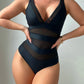 Maillot de bain une pièce sculptant – Décolleté plongeant et effet gainant