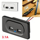 Prise Double USB Encastrable 5V – Chargeur Universel pour Voiture, Bateau, Camping-Car & Mobilier