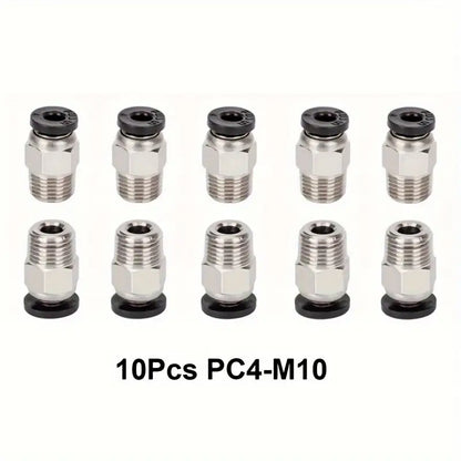 Raccord Pneumatique PC4-M6 pour Tube PTFE – Connecteur Rapide Haute Qualité pour Imprimante 3D et Extrudeur