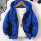 Sweat à capuche garçon bleu – Haut tendance avec imprimé Rubik’s Cube coloré, confortable et stylé