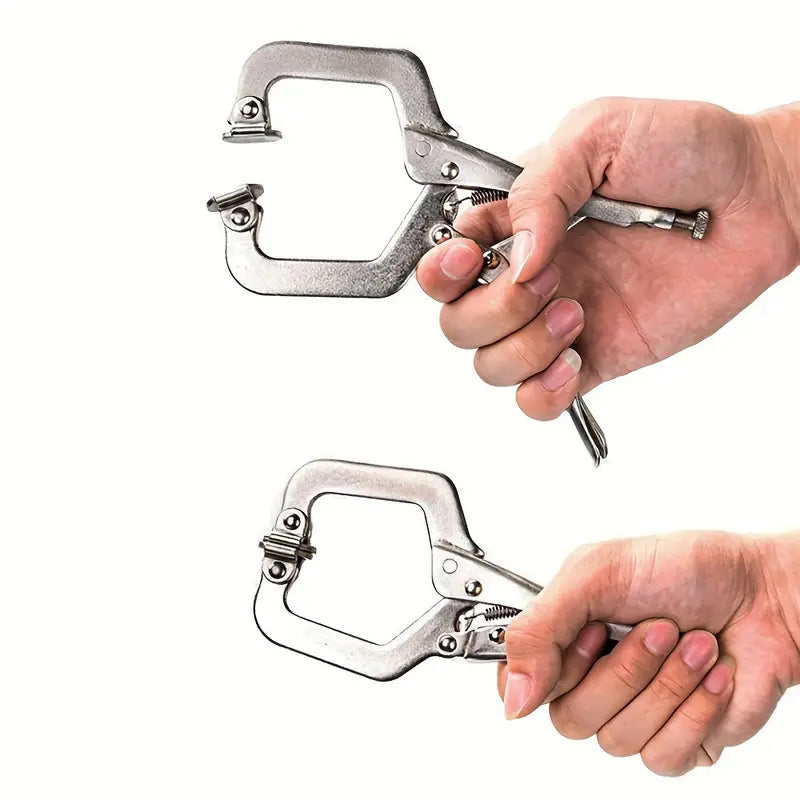 Pince Étau de Serrage en C en Acier Inoxydable – Outil de Manutention Précis pour Menuiserie et Métallerie