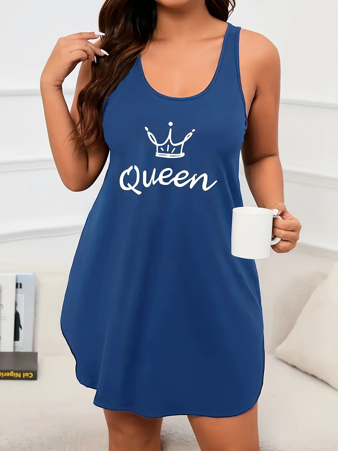Robe décontractée grande taille pour femmes