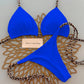 Haut de Bikini Femme Triangle – Bretelles Léopard à Nouer, Look Sauvage et Raffiné