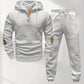 Ensemble Homme : Sweat à Capuche Jacquard Tricoté et Pantalon