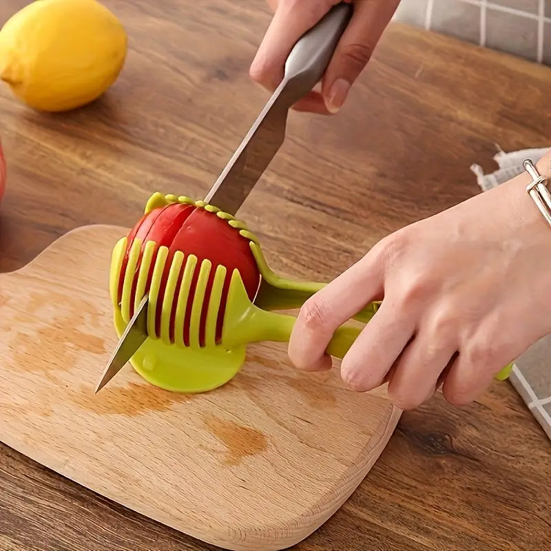 Support de Découpe Tomate et Fruits – Outil de Découpe Précis pour Cuisine Rapide et Sécurisée