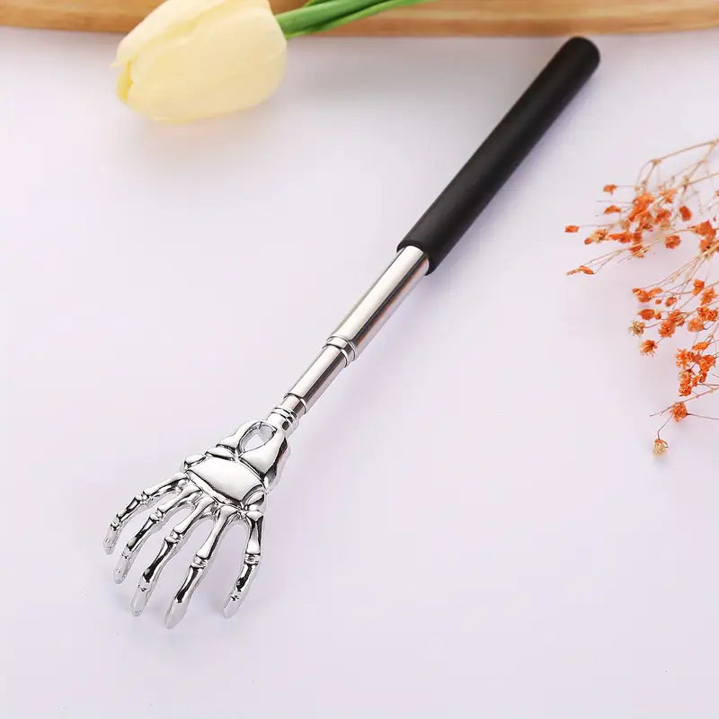 Gratte-dos Télescopique en Forme de Main Squelette – Accessoire de Massage Original et Relaxant pour Soulager les Démangeaisons