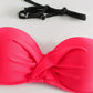 Bas de Bikini Femme Tropical – Taille Basse Imprimé Feuilles, Look Estival et Coloré