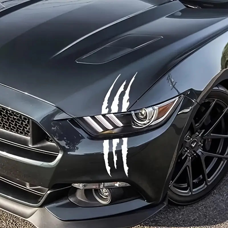 Autocollant Voiture Griffures 3D – Sticker Effet Trace de Griffe pour Décoration Auto