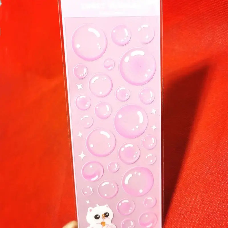 Stickers Bulles Transparentes 3D – Autocollants Décoratifs pour Scrapbooking, Journaling et Loisirs Créatifs
