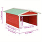 Abri de Jardin en Bois Design Cabane Extérieure Idéale pour Rangement, Outils et Tondeuse