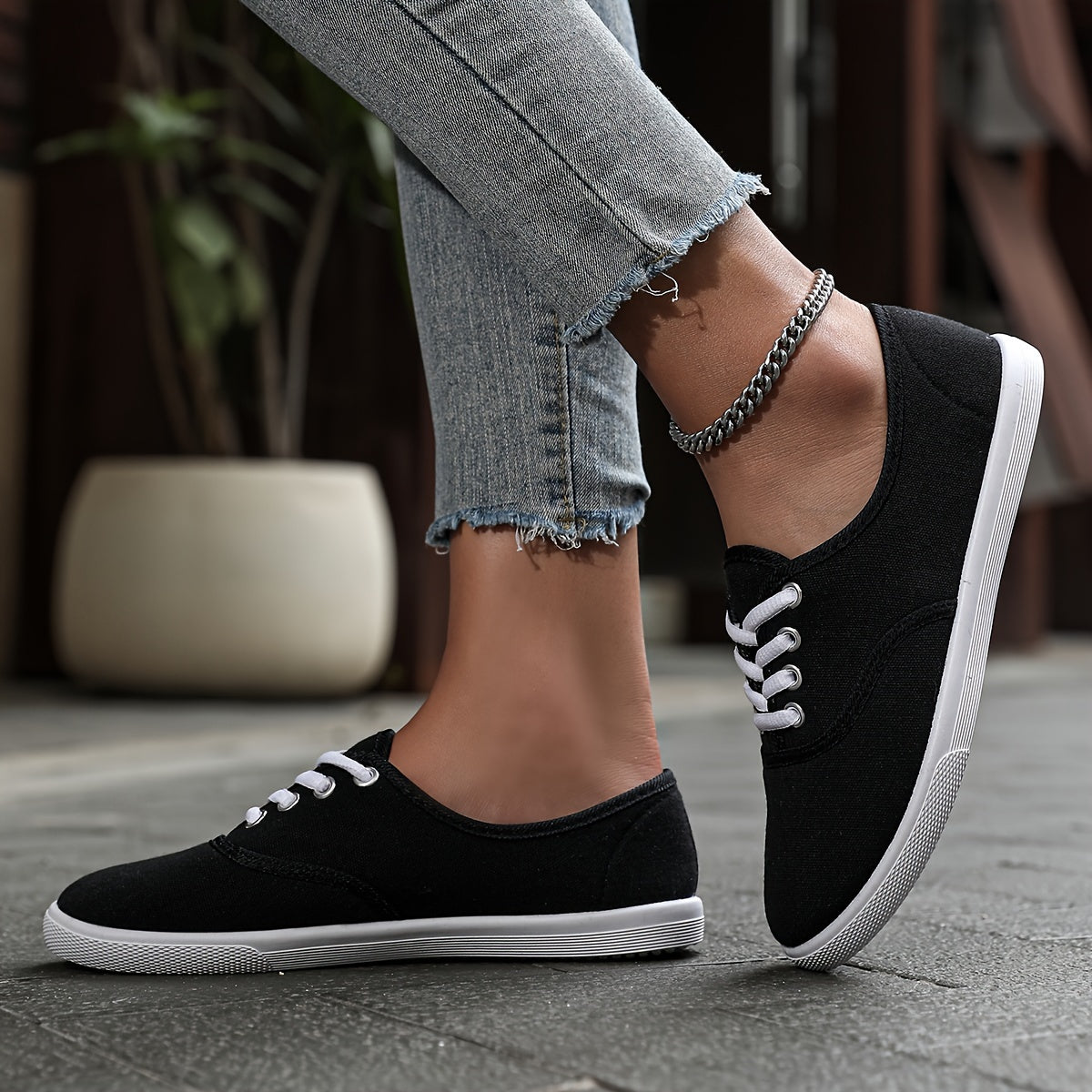 Chaussures de course en toile