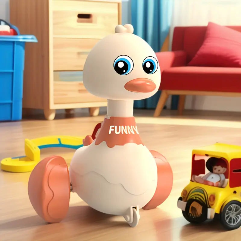 Canard Jouet Press & Go – Voiture Animale Amusante Sans Piles pour Bébé et Tout-Petits