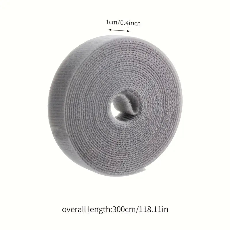 Gaine de Rangement pour Câbles – Organisateur Flexible et Réutilisable pour Bureau, PC et Équipements Électroniques