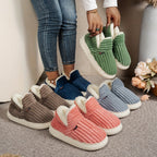 Chaussons femme en polaire