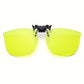 Clip lunettes de nuit homme – Verres jaunes anti-éblouissement pour conduite et vision claire