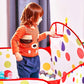 Tente à balles pour bébé et tout-petit – Aire de jeu pliable avec balles colorées pour amusement et éveil