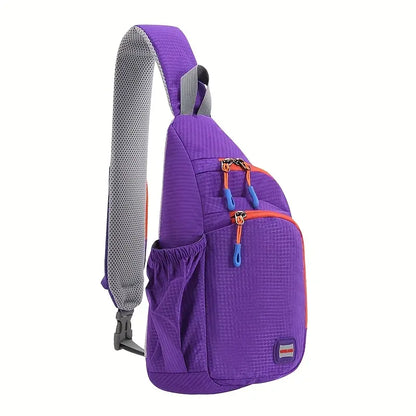 Sac banane bandoulière unisexe, coloris Violet