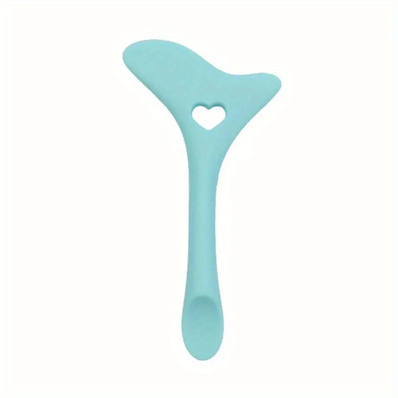 Gua Sha Visage en Silicone – Accessoire Massage Beauté avec Motif Cœur, Anti-Rides & Relaxation