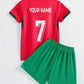 Ensemble Maillot de Football Enfant Personnalisé – T-shirt et Short de Sport Garçon/Fille