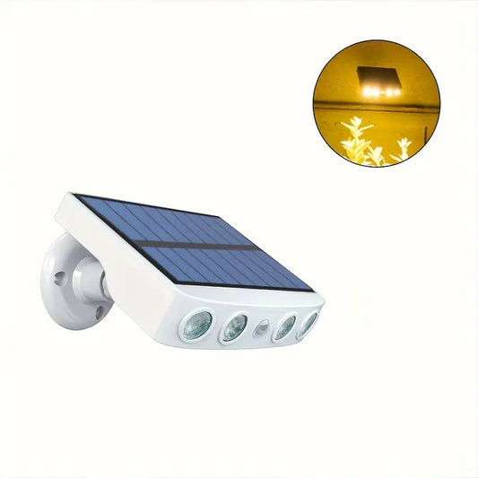 Applique Solaire Extérieure LED – Lampe Murale Étanche avec Détecteur de Mouvement pour Jardin, Terrasse et Entrée