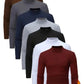 Sous-pull thermique homme – Lot de 6 cols roulés chauds – Sous-vêtements d’hiver respirants et confortables