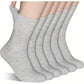 Lot de 6 Paires de Chaussettes Médicales Blanches – Respirantes, Sans Couture, Idéales Diabétiques