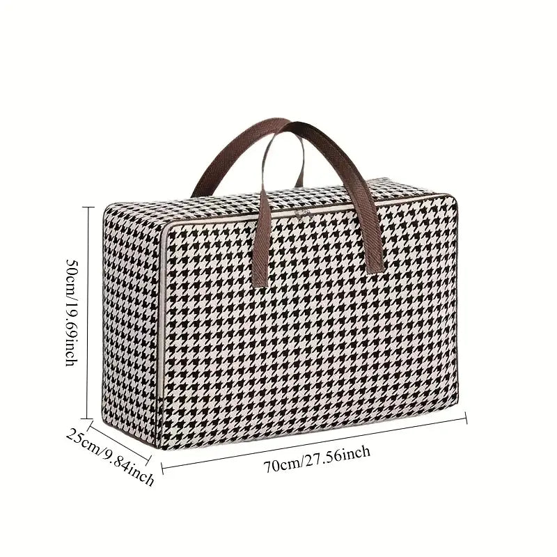 Set de valises motif pied de poule  Bagages rigides élégants pour voyages
