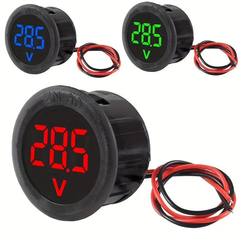 Voltmètre Digital LED 28.2V – Indicateur de Tension Précis pour Applications d’Électronique Industrielle