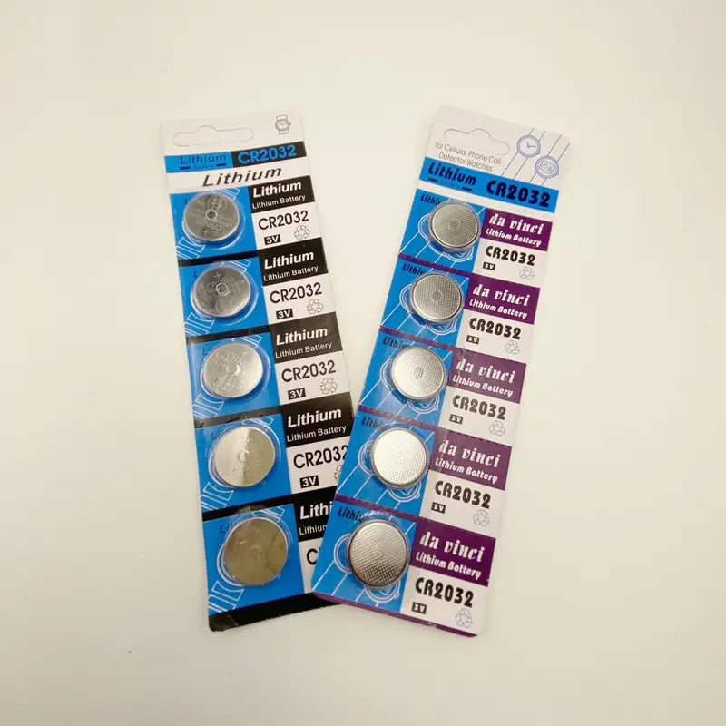 Pile Bouton CR2032 Lithium 3V – Batterie Longue Durée pour Télécommandes, Montres et Appareils Électroniques