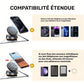 Support Téléphone Voiture Magnétique Puissant – Rotation 360° avec Fixation Sécurisée et Design Élégant