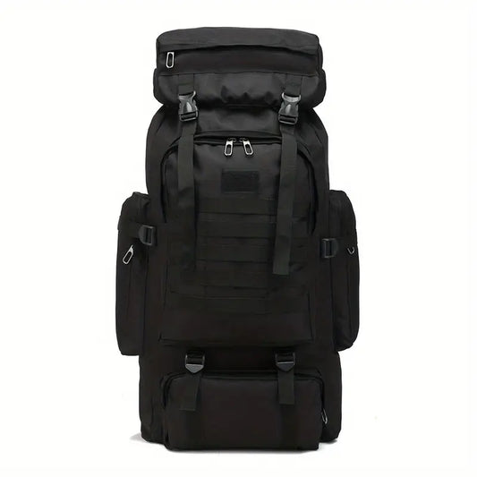 Sac à dos de randonnée 80L – Grand sac de trekking imperméable et résistant pour camping et voyage