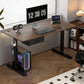 Bureau Électrique Réglable avec Plateau Bois – Poste de Travail Ergonomique pour Télétravail et Gaming