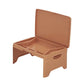Table de Rangement Pliable Multifonction, coloris Orange