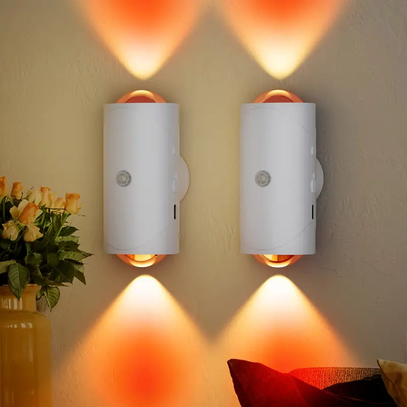 Applique Murale LED Moderne avec Détecteur de Mouvement – Éclairage Intérieur Décoratif pour Salon, Chambre et Couloir